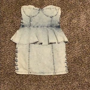 Denim Party Dress